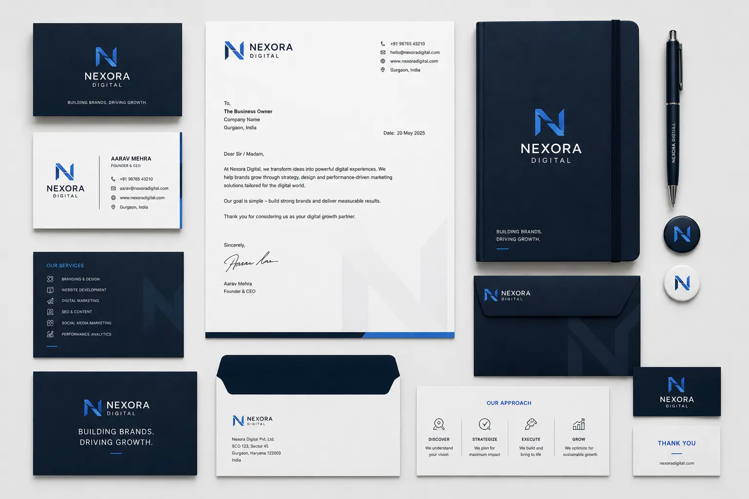 Brand identity design project