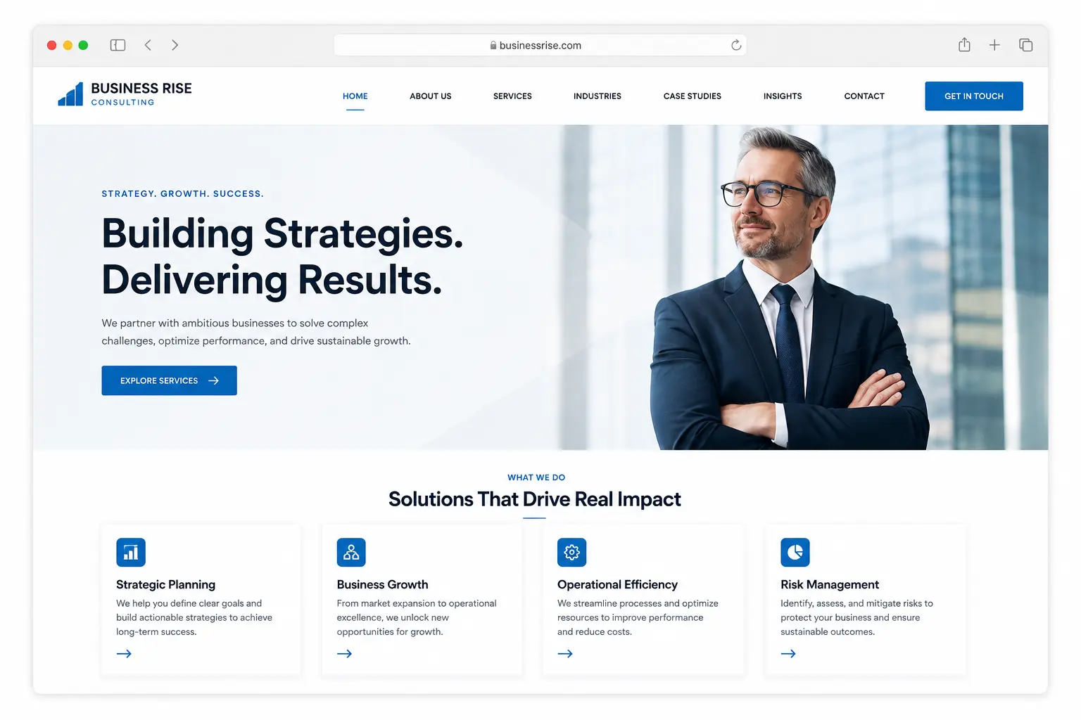 Corporate website project