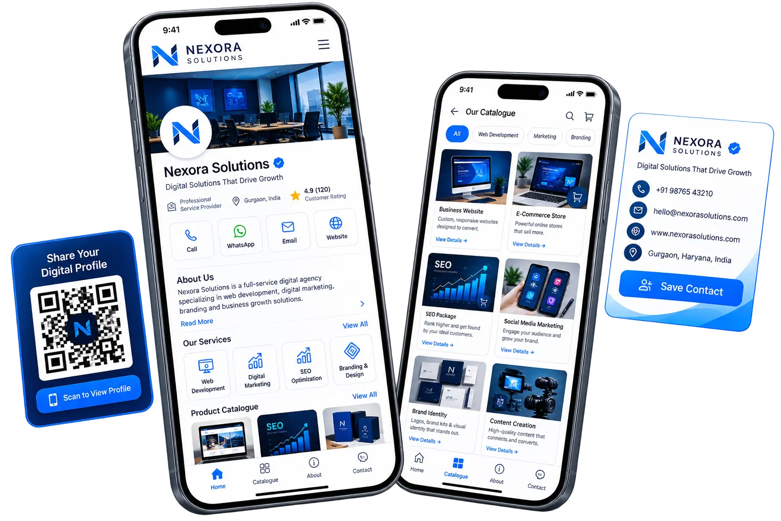 Digital Business Profile mobile presentation